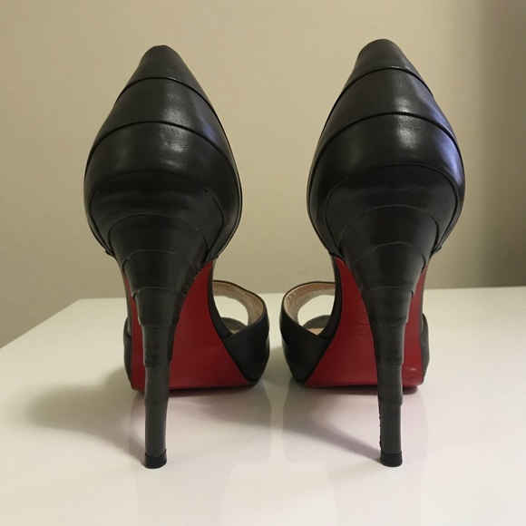 Christian Louboutin Armadillo Peep Toe Pump 36.5 6 - Picture 4 of 8